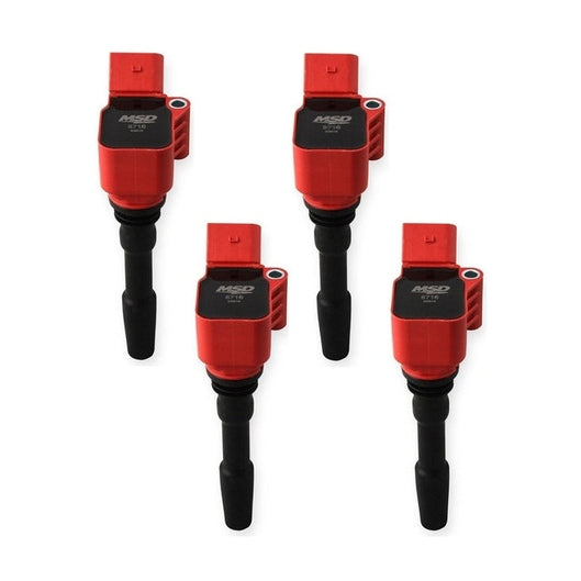 4 Bobines d'Allumage MSD type RS3 pour Golf 7 R / GTI Audi S3
