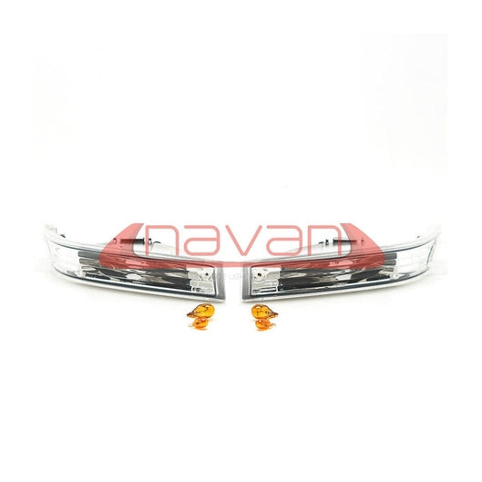 Clignotants Avant Navan Crystal pour Nissan 200SX S14A JDM / DMAX / Vertex