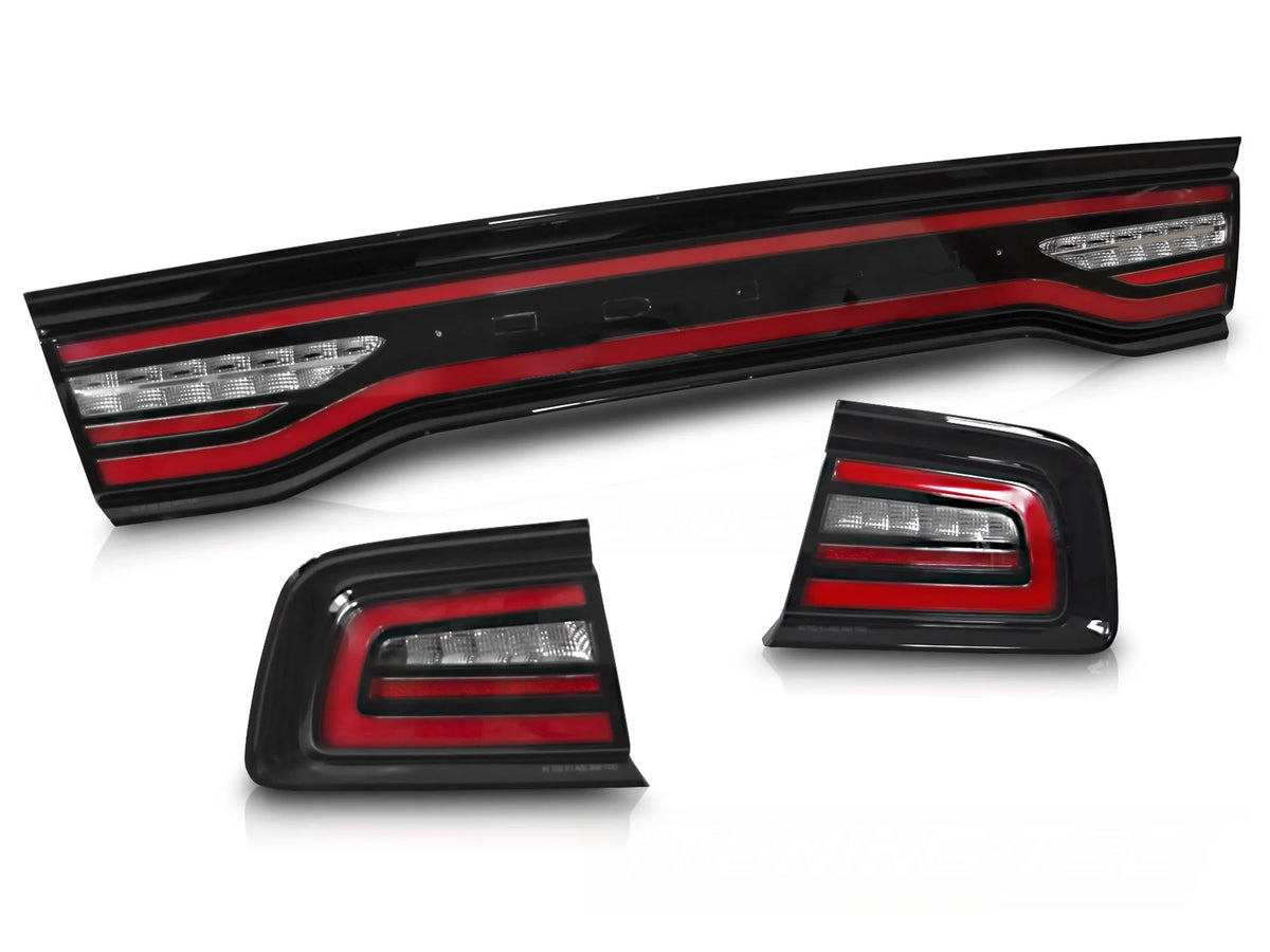 FEUX ARRIÈRE À DEL COMPLETS Dynamique compatibles avec DODGE CHARGER 11-14