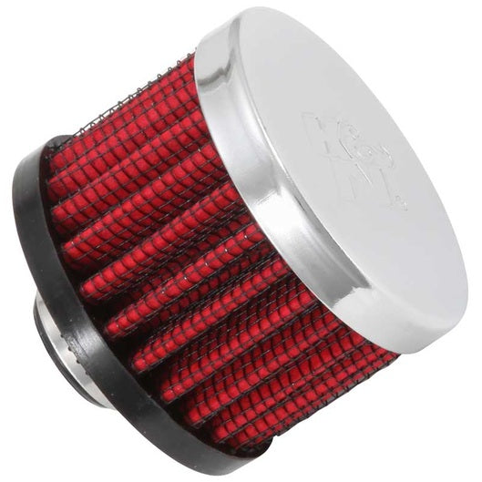 Filtre à air K&N - Ventilateur/reniflard - Bride 3/8" ID, CV 2" D, 1-1/2" H (62-1320) - 62-1320