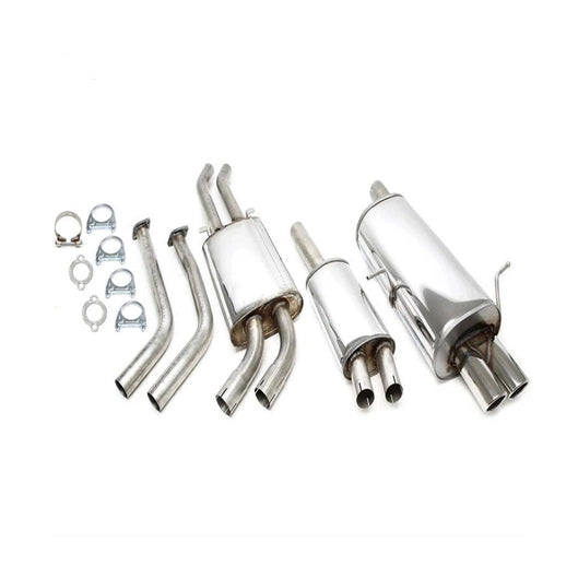 Ligne d'échappement inox BMW série 3 E46 M54 320i 325i 330i