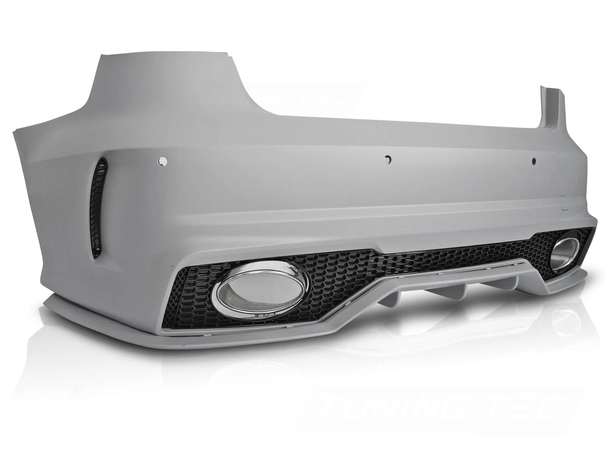 Pare-chocs arrière sport avec capteur de puissance PDC compatible avec Audi A3 8V limousine 12-16