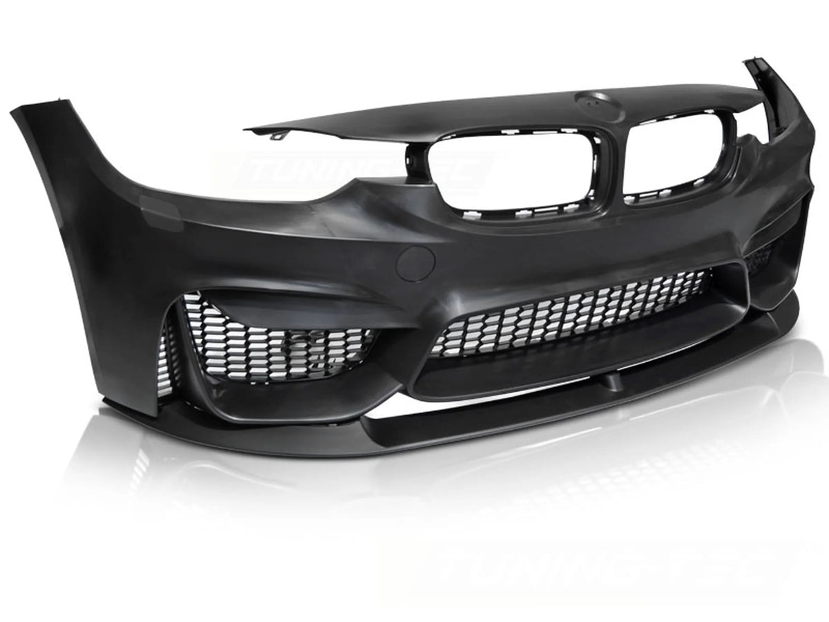 Pare-chocs avant style sport avec aileron, compatible BMW F30 F31 11-18