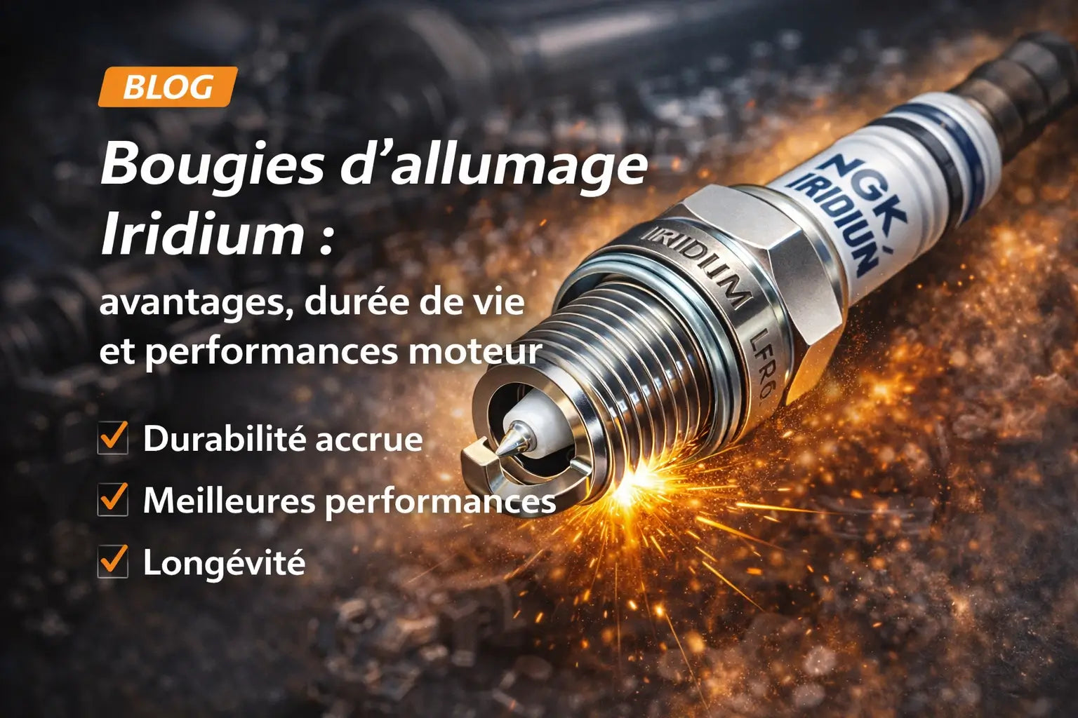 Bougies d’allumage Iridium : avantages, durée de vie et performances moteur