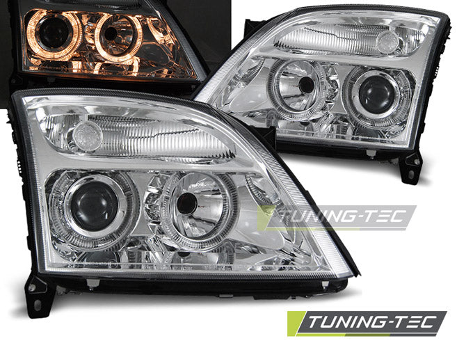 OPEL VECTRA C 04.02-08.05 ANGEL EYES CHROME