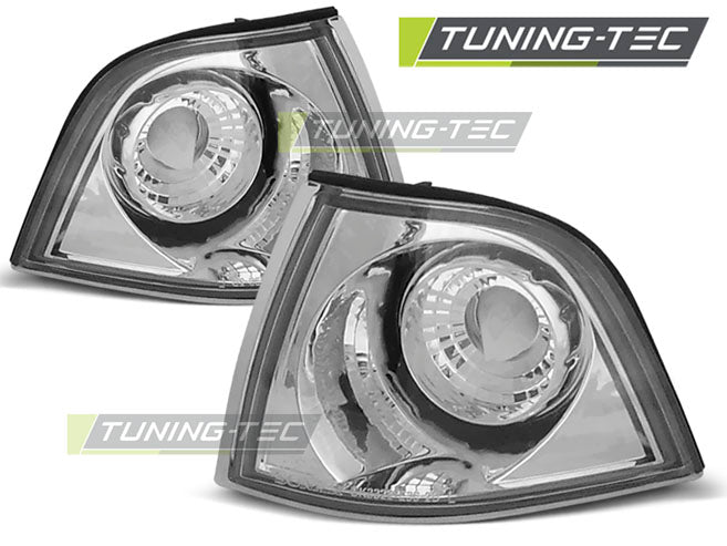 Feux de position avant chromés compatibles BMW E36 12.90-09.99