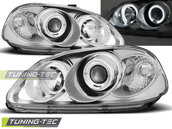 HONDA CIVIC 09.95-02.99 ANGEL EYES CHROMÉ