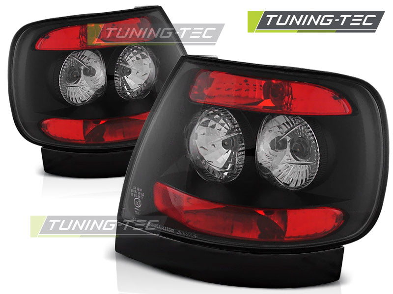 FEUX ARRIÈRE NOIRS compatibles AUDI A4 11.94-09.00