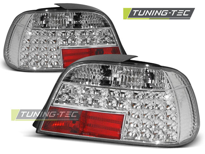 Feux arrière à LED chromés compatibles BMW E38 06.94-07.01