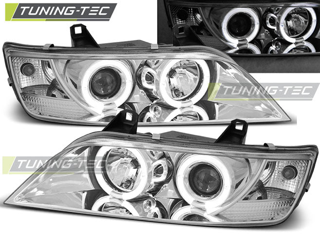 Phares Angel Eyes chromés compatibles BMW Z3 01.96-02