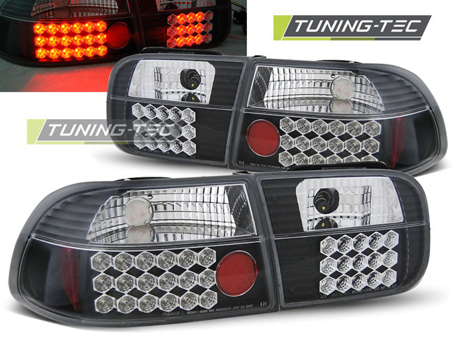 HONDA CIVIC 09.91-08.95 LED 3D NOIRE