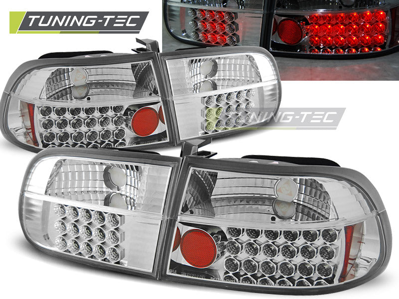 HONDA CIVIC 09.91-08.95 2D/4D LED CHROMÉES