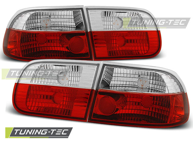 HONDA CIVIC 09.91-08.95 3D ROUGE BLANC