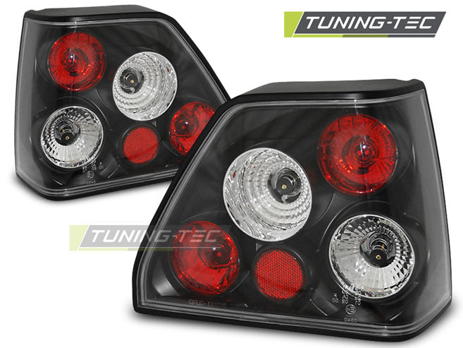 FEUX ARRIÈRE NOIRS compatibles avec VW GOLF 2 08.83-08.91
