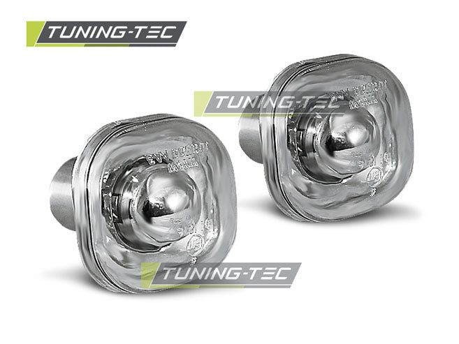 Clignotants latéraux chromés compatibles avec Audi A3, A4 / Skoda Fabia, Octavia