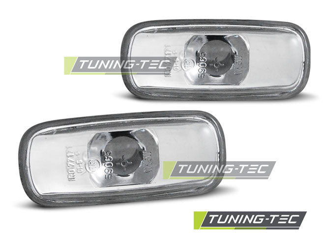 Clignotant latéral chromé compatible avec Audi A3, A4, A6 et TT