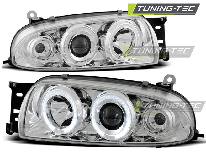 FORD FIESTA MK4 10.95-08.99 ANGEL EYES CHROMÉ