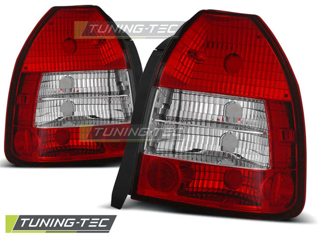 HONDA CIVIC 09.95-02.01 3D ROUGE BLANC