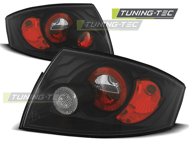 Feux arrière noirs compatibles avec Audi TT 99-06