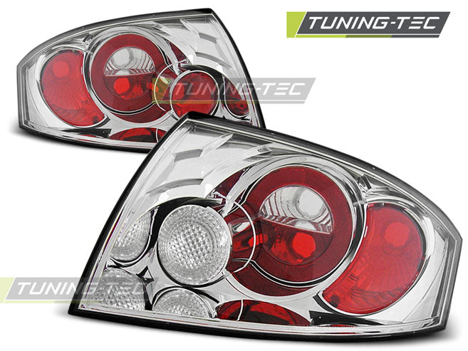 Feux arrière chromés compatibles avec Audi TT 99-06