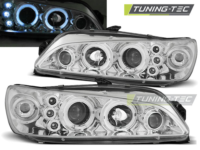 PEUGEOT 306 05.97-03.01 ANGEL EYES CHROME
