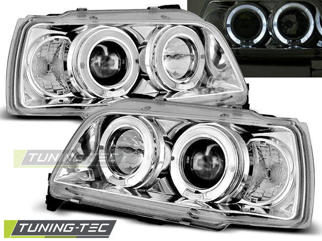 RENAULT CLIO 06.90-95 ANGEL EYES CHROME
