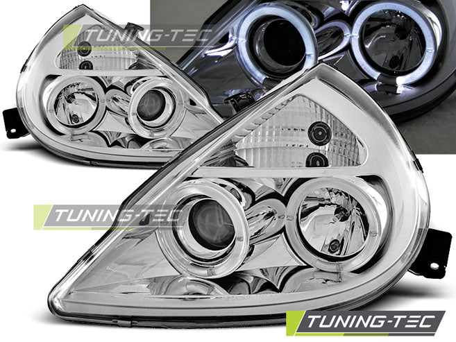 FORD KA 11.96-08 ANGEL EYES CHROMÉ