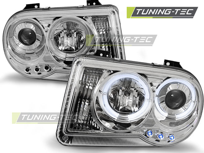 CHRYSLER 300C 05-10 ANGEL EYES CHROME