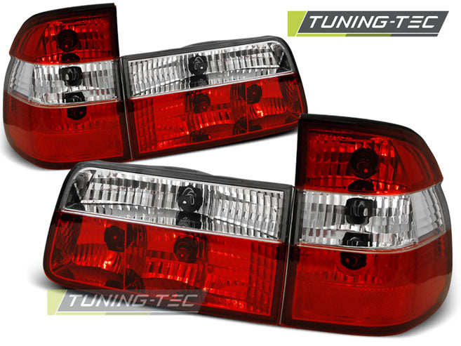 FEUX ARRIÈRE ROUGES ET BLANCS compatibles BMW E39 TOURING 09.95-08.00