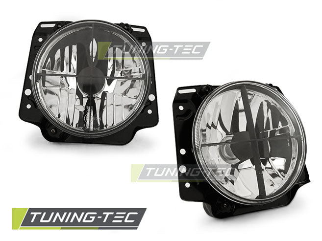 Phares chromés compatibles avec VW Golf II 83-91