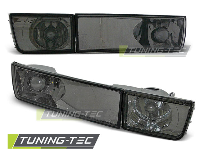 Feux de direction avant avec antibrouillards fumés compatibles VW Golf 3 / Vento