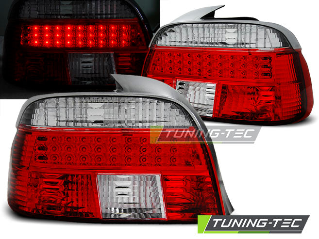 Feux arrière à LED rouge et blanc compatibles BMW E39 09.95-08.00