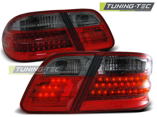 Feux arrière à LED rouge fumé compatibles avec Mercedes W210 Classe E 95-03.02