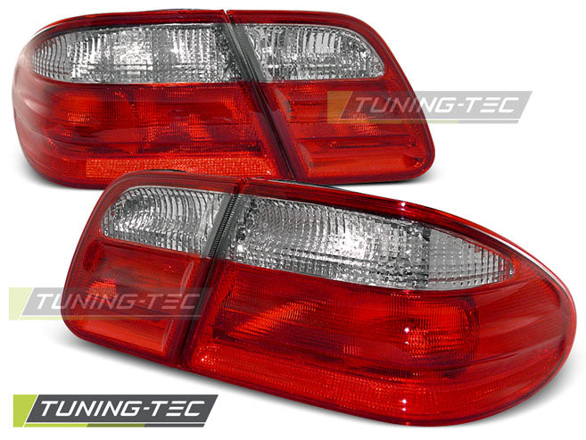 Feux arrière rouge et blanc compatibles avec Mercedes W210 Classe E (1995-2003)