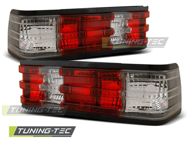 Feux arrière rouge et blanc compatibles avec Mercedes W201 190 (1982-1993)