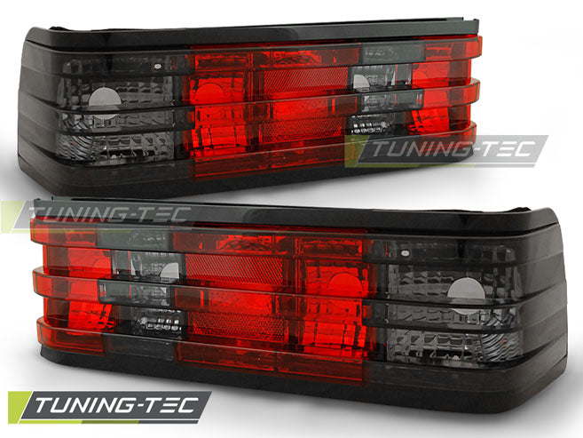 Feux arrière fumés rouges compatibles avec Mercedes W201 190 (1982-1993)