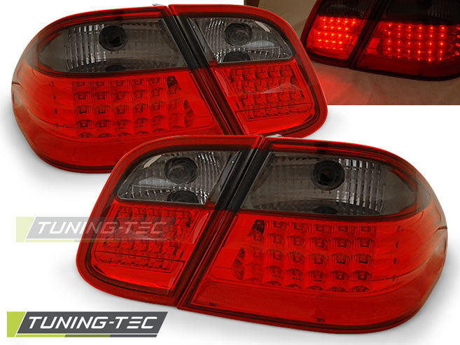 Feux arrière à LED rouge fumé compatibles avec Mercedes W208 CLK 03.97-04.02