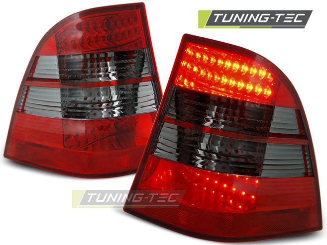 Feux arrière à LED rouge fumé compatibles avec Mercedes W163 ML M-KLASSA 03.98-05