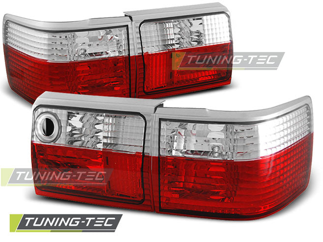 Feux arrière rouge et blanc compatibles avec Audi 80 B3 (09.86-11.91) / B4 Avant (09.1991-04.1996)
