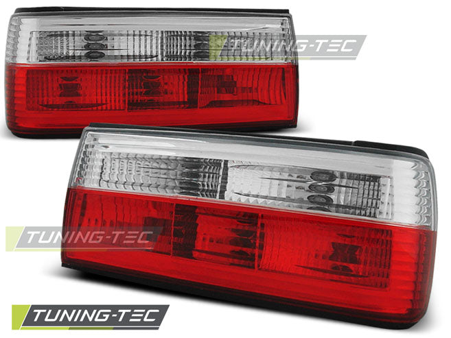 Feux arrière rouge et blanc compatibles BMW E30 87-90
