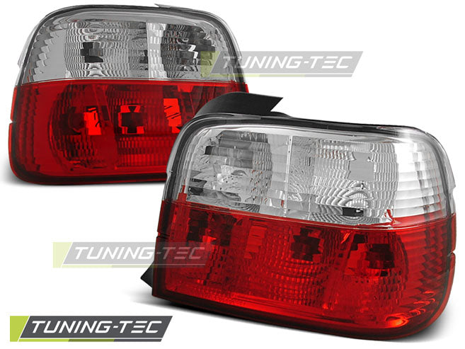 FEUX ARRIÈRE ROUGES ET BLANCS compatibles BMW E36 12.90-08.99 COMPACT