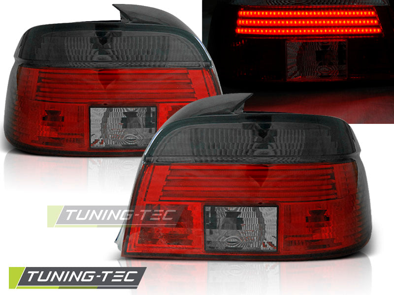 Feux arrière à LED à LED rouge fumé compatibles BMW E39 09.95-08.00