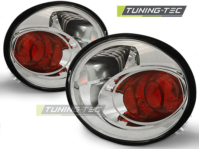 Feux arrière chromés compatibles avec VW New Beetle 10.98-05.05