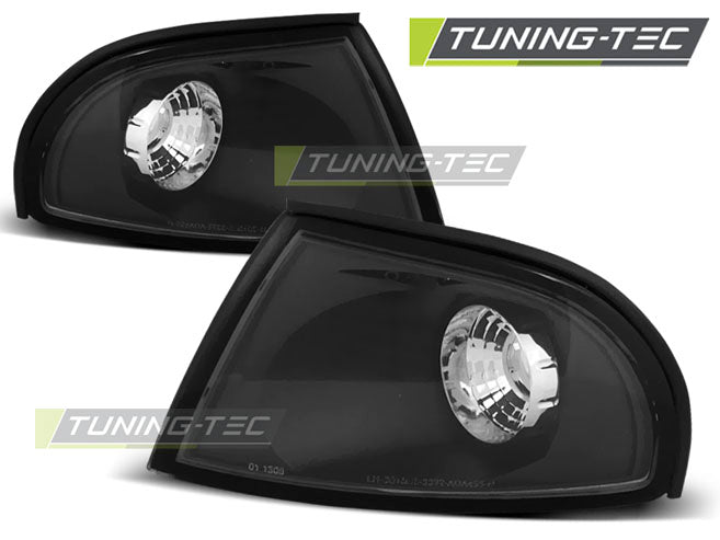 Feux de Clignotants avant noirs compatibles avec AUDI A4 11.94-12.98