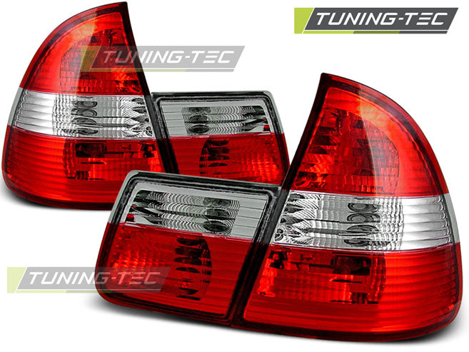 FEUX ARRIÈRE ROUGES ET BLANCS compatibles BMW E46 TOURING 99-05