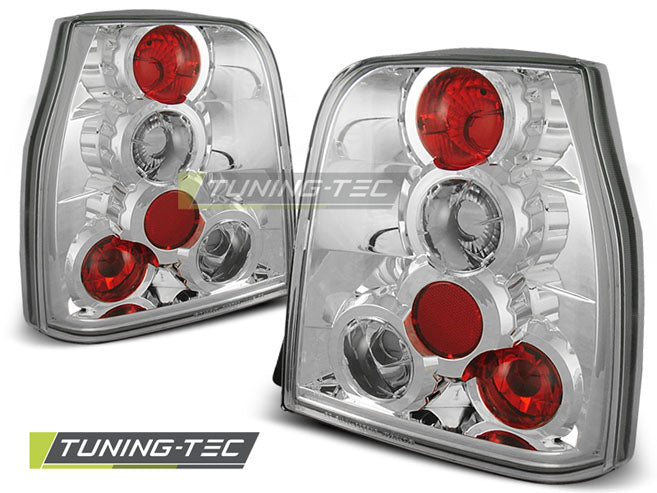 Feux arrière chromés compatibles avec VW Lupo 09.98-05