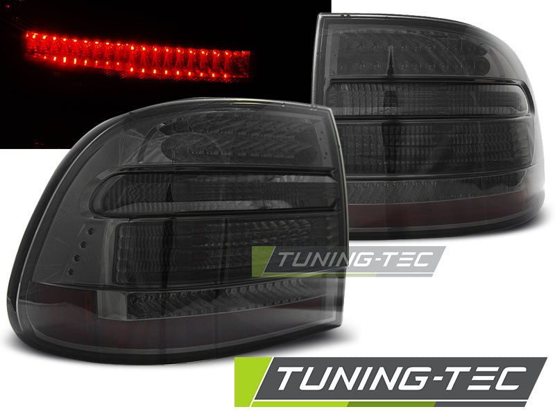 Feux arrière à LED fumés compatibles avec Porsche Cayenne 02-06