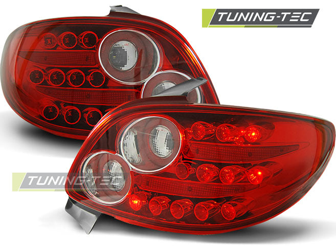 PEUGEOT 206 10.98 - LED ROUGE ET BLANCHE