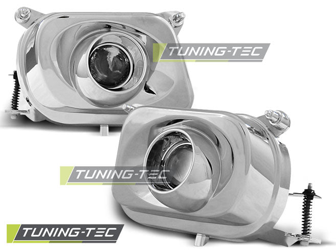 Phares antibrouillard chromés compatibles avec Mercedes W210 95-05.99