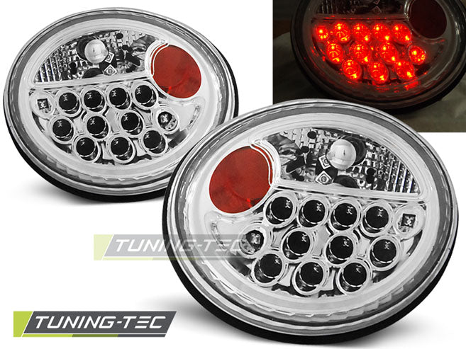 Feux arrière à LED chromés compatibles avec VW New Beetle 10.98-05